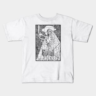 Robo angel Kids T-Shirt